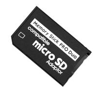 MultiAccesorios Adaptador de Micro SD a Memory Stick Pro Duo (hasta 64GB) | Compatible con PSP 1000/2000/3000, Cámaras Sony, Handycam y Teléfonos