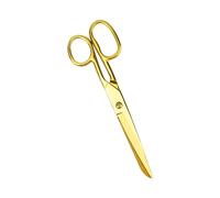 MultiBey Tijeras rectas de acero inoxidable reciclado de 17,78 cm, color cobre dorado, multiusos, para manualidades y manualidades, tijeras de papel, resistentes (mejoradas)