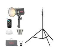 Multiblitz Set Compuesto por luz fotográfica MB-PL LED 100B con trípode para lámpara FT-8051