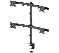 Multibrackets 7350073733316 soporte de mesa para pantalla plana 68,6 cm (27") Abrazadera Negro - Soporte para televisor (Abrazadera, 7,5 kg, 38,1 cm (15"), 68,6 cm (27"), 100 x 100 mm, Negro)
