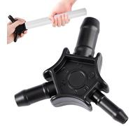 Multicalibrador/desbarbador para tubos multicapa, desbarbador para PEX-AL-PEX y tubo compuesto de aluminio, mandril calibrador de plástico, herramienta de precisión para tubos de diámetro de 16 - 20