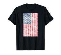 Multicam Camuflaje Bandera Americana Camiseta