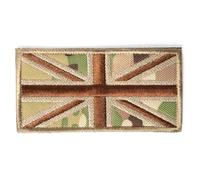 Multicam - Parche de camuflaje con la bandera de Reino Unido, emblema militar británico, 10 x 5 cm, insignia de Airsoft del ejército MTP CP UK