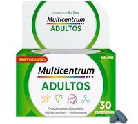 Multicentrum Complemento Alimenticio Multivitamínico y Multimineral para Adultos y Adolescentes, Sin Gluten, 30 Comprimidos