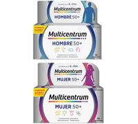 Multicentrum Hombre 50+ 90 Comprimidos + Multicentrum 50+ Mujer 90 Comprimidos