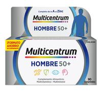 Pfizer Multivitamínico Multicentrum Hombre 50+ con magnesio y vitamina C sin gluten 90 comprimidos