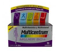 Multicentrum Mujer 50 90 Comprimidos - Suplemento Nutricional Multivitamínico y Multimineral