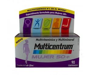 Multicentrum Mujer 50 90 Comprimidos - Suplemento Nutricional Multivitamínico y Multimineral