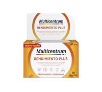 Multicentrum Complemento alimenticio multivitamínico Ginseng y Ginkgo – Sin gluten 30 comprimidos