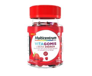 Multicentrum Vitagomis Libera Energía F Rojos 30 Caramelos - Disminuye Cansancio