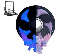 Multicolor 3D Filament, LED Lights, 11.2 Inches Glowing in the Dark Filament, Standard Printer Ender Spools Accessories for Hobbyists, Professionals, Projects, Strong, Flexible