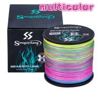 (Multicolor, 500 m - 0,20 mm - 12,7 kg) Línea de pesca 300 m / 500 m / 1000 m Líneas de pesca trenzadas