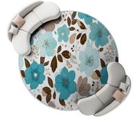 Multicolor Área Alfombra Sala de Estar 60 cm - Pastoral Flores Suave Alfombra Lavable para Entrada para Dormitorio Cocina Comedor Sala de Estar Interior