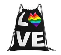 Multicolor Bolsa de Deporte Bandera arcoíris Original Amor Plegable Bolsa de Almacenamiento 36x42cm para Deportes al Aire Libre,Piscina