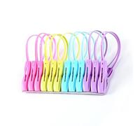 Multicolor Laundry Clips - Windproof Hanging Clothes Clip Pins for Sturdy Drying | Versatile Hanger for Socks, Bras, Lingerie, and More Drip Drying Solution for All Your Garments