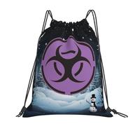 Multicolor Mochila Plegable Rqwaaed Advertencia de Riesgo biológico Unisex Mochila Deportiva 36x42cm para Deportes al Aire Libre,Uso Diario