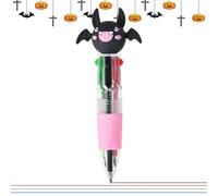 Multicolor Pen, Smooth Writing Pens, 0.98x0.79x3.94 inches, Halloween Themed, Fun Assorted Ink Stationery for Drawing School Study Holiday Supplies Boys Girls Students Classroom Party Favors, Kids
