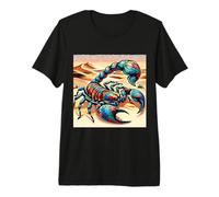 Multicolor Scorpion in The Desert Camiseta Premium