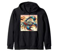 Multicolor Scorpion in The Desert Sudadera con Capucha