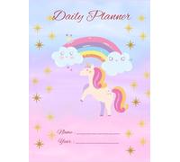 Multicolor Unicorn Daily planner