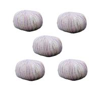 Multicolor Yarn 10x10x7cm | Cotton Multi Color Yarn | 5X Soft YarnCakes For Crocheting, Hand Dyed YarnFor Sweater Scarf Shawl, Knitting And Crochet Supplies