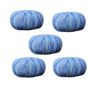 Multicolor Yarn 10x10x7cm | Cotton Multi Color Yarn | 5X Soft YarnCakes For Crocheting, Hand Dyed YarnFor Sweater Scarf Shawl, Knitting And Crochet Supplies