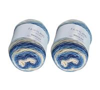 Multicolor Yarn - Blanket Crochet Yarn 2 Pieces | Glove Crocheting Supplies
