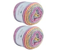 Multicolor Yarn - Blanket Crochet Yarn 2 Pieces | Glove Crocheting Supplies