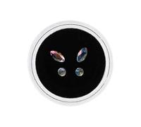 (Multicolour)Crystal Diamond Tooth Gems - Butterfly Leaf Design Size Artificial Tooth Ornament