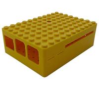 Multicomp Pi-Blox - Funda para Raspberry Pi 3 y Raspberry Pi 2 Modelo B y Pi cámara (Amarillo)