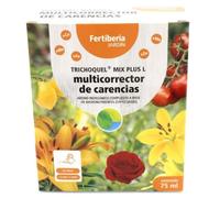 Multicorrector de carencias Trichoquel mix 75 ml. Abono para Revitalizar Plantas y Flores, Evita Hojas Amarillas y Potencia el Crecimiento y Color