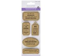 Multicraft Imports - Adornos Multicraft Inspirational Kraft Etiquetas - TU Vida es su Mensaje, Otros, Multicolor