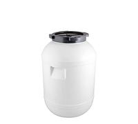 MultiDepot Browin 360030 Barril 30 L, Barril para repollo, Pepino, Barril Apto para Alimentos, Barril de plástico con Tapa, Blanco