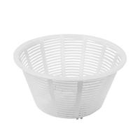 MultiDepot Molde para queso, 12 x 12 x 6 cm, plástico, cuerpo hueco, forma de queso, queso labrado, 500 g, ricotta para queso 411312