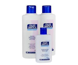 MULTIDERMOL 2 Geles 750 ml + Leche Hidratante 250 ml - 1 Pack