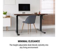 Multidesk escritorio de altura regulable manual 73-123 cm de altura negro