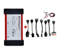 Multidiag Pro + 2020 23 relés NEC Keygen para coche/camión ODB2 escáner compatible con Bluetooth, herramienta de escáner de autocomunicaciones, interfaz de diagnóstico de coche con 8 cables de coche
