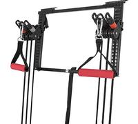 Multiestación de Fitness para Puerta con Poleas y Elásticos - Gimnasio Completo en Casa, Fácil de Instalar, Ideal para Tonificar Piernas, Brazos y Espalda - Entrena en Cualquier Puerta.