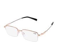 Multifocal Progresivo Gafas de Lectura Hombres Mujeres Computer Filtro de luz Azul de enfoque múltiple Presbicia Inteligente Anteojos Retro de Ligero Marco Cómodos sin línea Lectores Antirreflejos