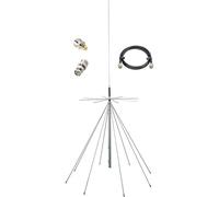 Multifrecuencia escáner Antenas Base Kit 25 - 1300 MHz Antena básica para SDR, radio, escáner, radio. Cobertura HF, AIR, UHF, VHF, FM, AM, FRS, perfecto para SDR, radios, escáneres y radio