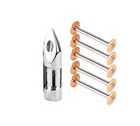 Multifunción caja mástil y 5 bobinas 83505 8228 para Singer 27 28 127 128 - Corte automático hilo y alta durabilidad, compatible con máquinas clásicas de coser