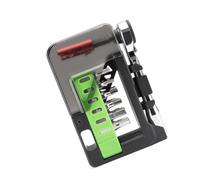Multifunción de agarre ergonómico para bicicleta, llave de trinquete pequeña, multiherramienta de mantenimiento para reparaciones de bicicletas de carretera, herramienta de llave de trinquete pequeña
