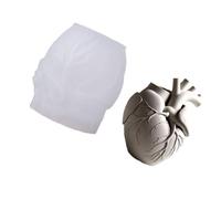 Multifunción de silicona hecha a mano patrón de corazón molde de maceta de silicona textura de resina joyería jardinera proyecto hormigón maceta molde