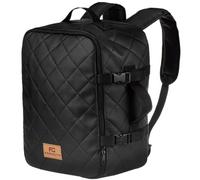 Multifunción Mochila de Equipaje de Mano Maleta de Viaje de Cabina Equipaje de Mano Aprobada para Transporte Aéreo Maleta para Todos los Vuelos Tamaño 40x30x20cm Black Quilted [102]