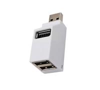 Multifunción USB 2.0 Hubs 3 puertos expansor divisor para laptop, coche, tablet, aire y más dispositivos, interfaces USB, protecciones