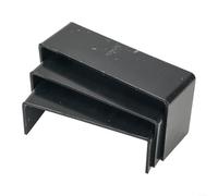 Multifuncional 3 piezas acrílico Display Stands Almacenamiento de joyas y soporte de escaparate (negro)