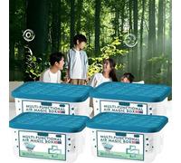 Multifuncional Air Magic Box con Extractos Naturales de Aloe Vera, Actúa Activamente Atrapando Polvo y Neutralizando Olores, Caja Atrapapolvo para Hogar, Oficina, Coche y Zonas de Mascotas (4, A)