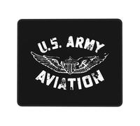 Multifuncional Alfombrilla de Ratón, Aviación del Ejército con ala Aiew, Ergonómico Alfombrilla Gaming, Gaming Mouse Pad, 25X30cm, Laptop, Jugadore, Gamers