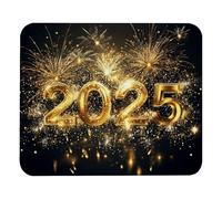 Multifuncional Alfombrilla de Ratón Plaza Bienvenida 2025 Año Nuevo Alfombrilla Gaming Tapete de Juego 25x30cm para Gamers,Trabajo,Ratón