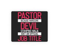 Multifuncional Alfombrilla de Ratón, Predicadores inspiradores con Frases Divertidas para el Pastor Alfombrilla Base de Goma Gaming Mouse Pad 25X30cm para PC Oficina Ordenador